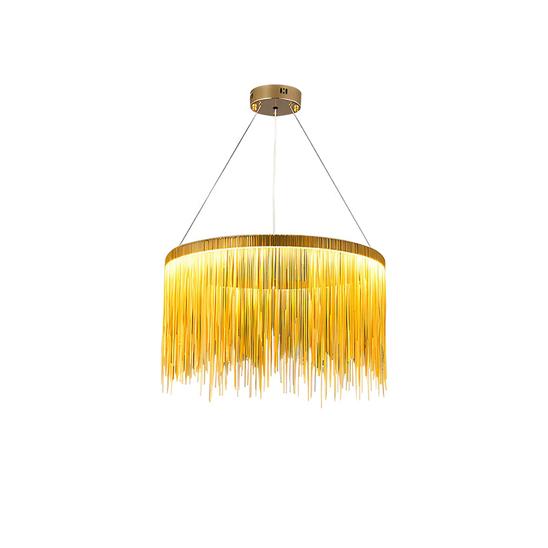 Tassel Chain Art Chandelier