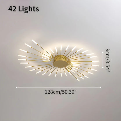 Antizer Fireworks Starburst Ceiling Light