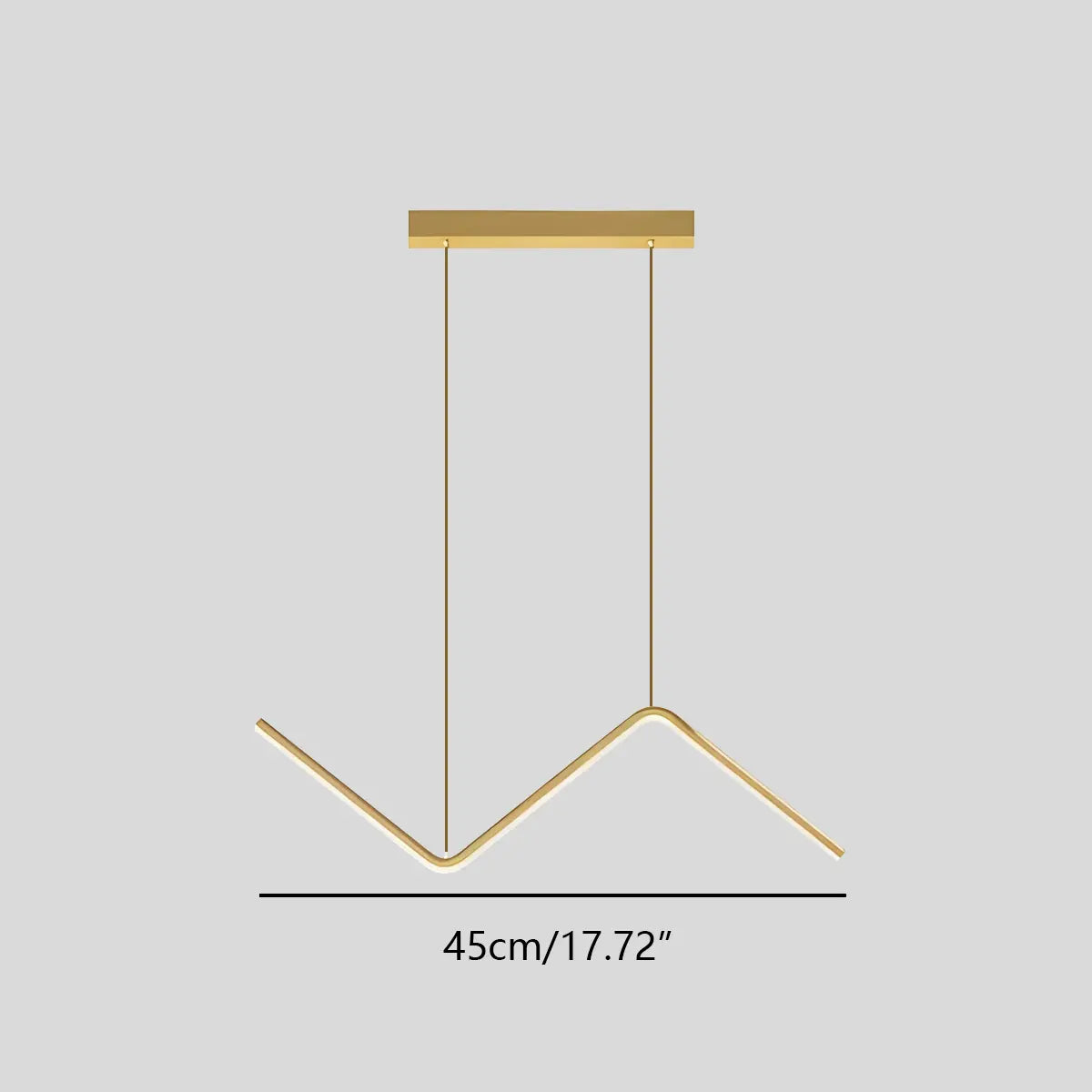 Antizer Serena Z-shaped Pendant Light for Dining Room
