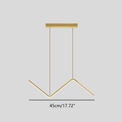 Antizer Serena Z-shaped Pendant Light for Dining Room