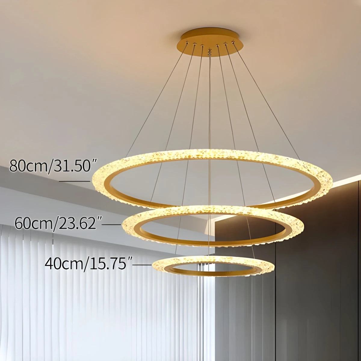 Antizer Light Luxury Chandelier for Living Room