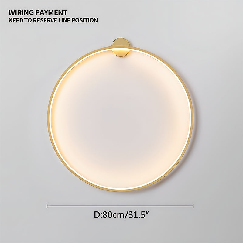 Round Ring LED Wall Lamp