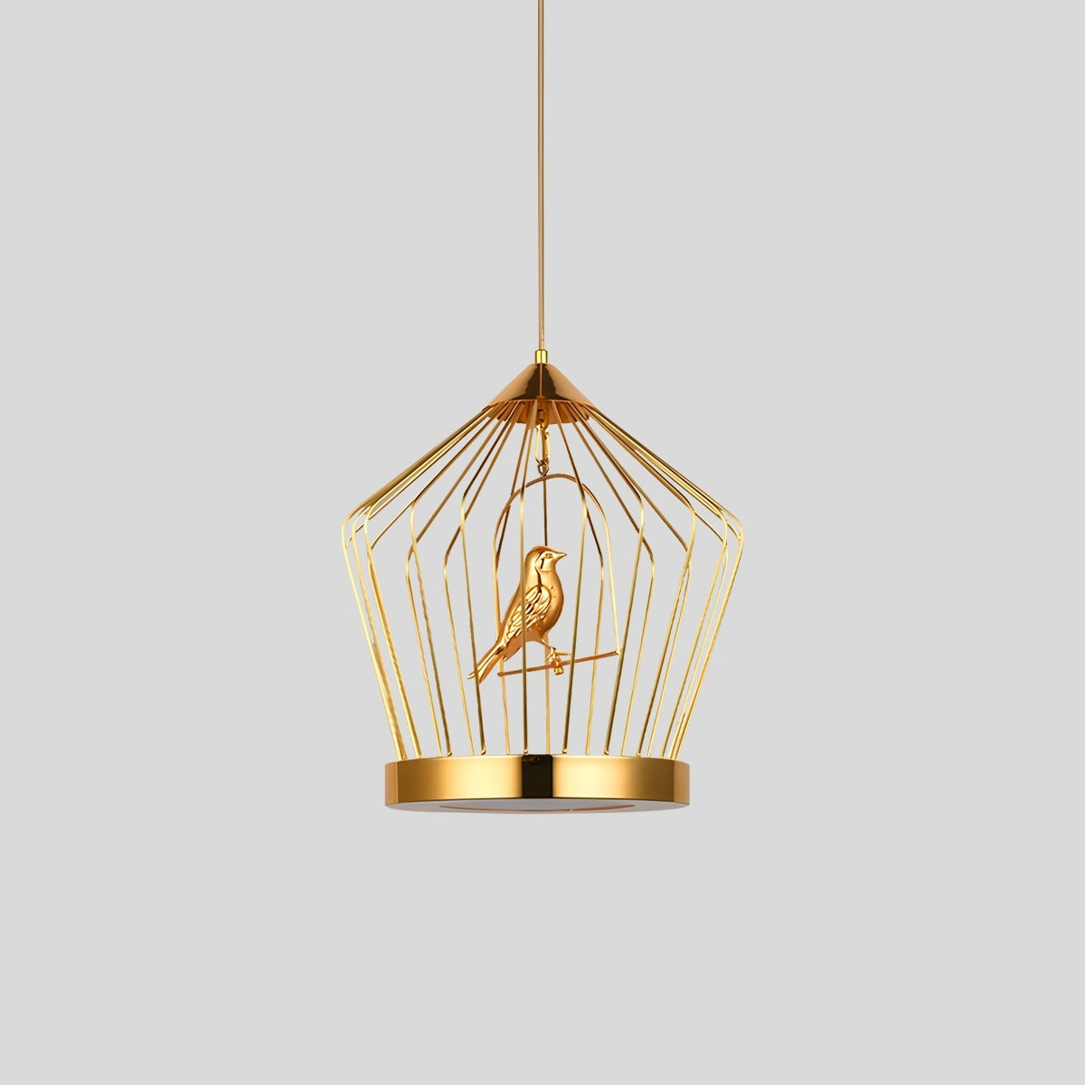 Antizer Creative Birdcage Pendant Light for Living Room