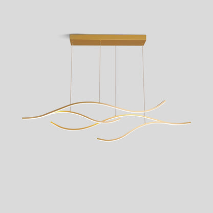 Antizer Modern Waves Hanging Pendant Light
