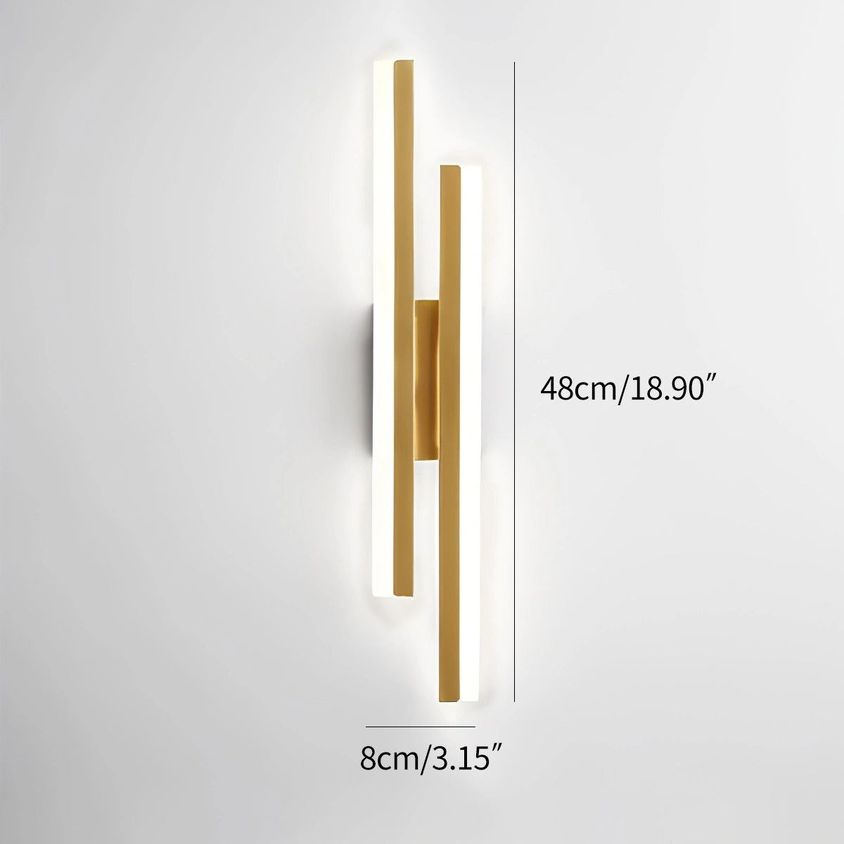 Antier Alana Minimalist H-Shaped Wall Lamp