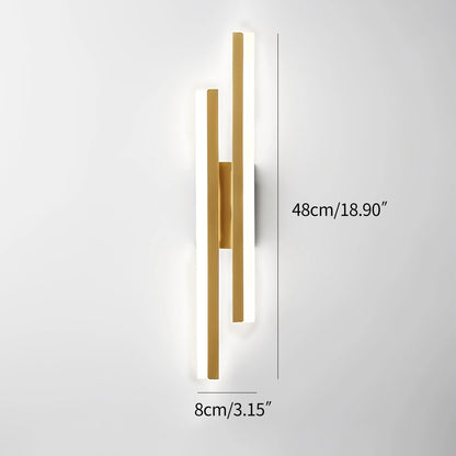 Antier Alana Minimalist H-Shaped Wall Lamp