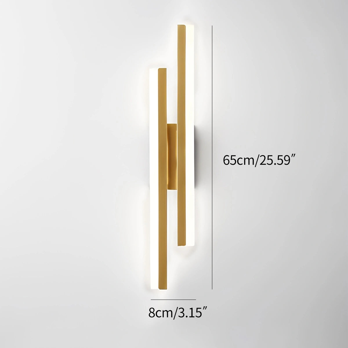 Antier Alana Minimalist H-Shaped Wall Lamp