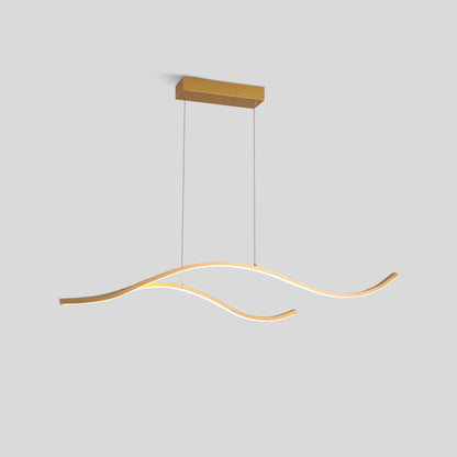 Antizer Modern Waves Hanging Pendant Light