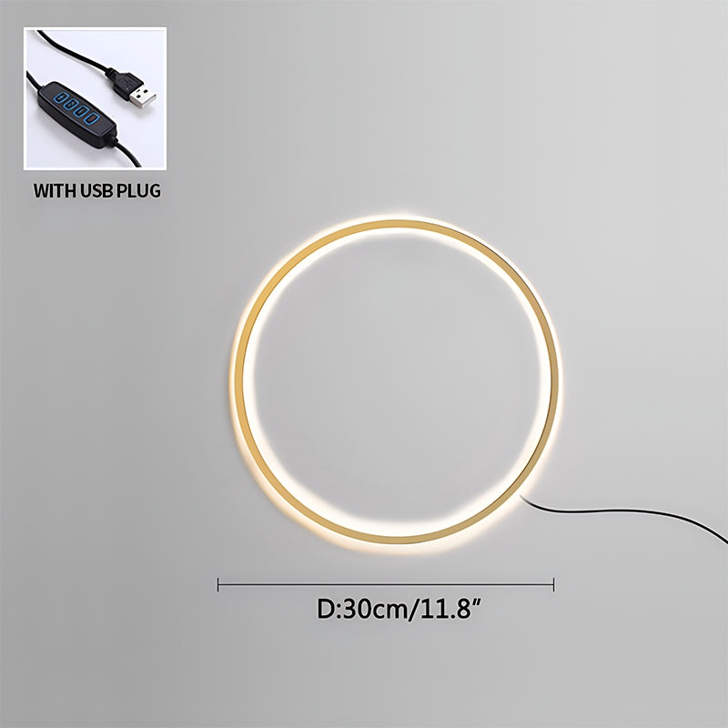 Round Ring LED Wall Lamp