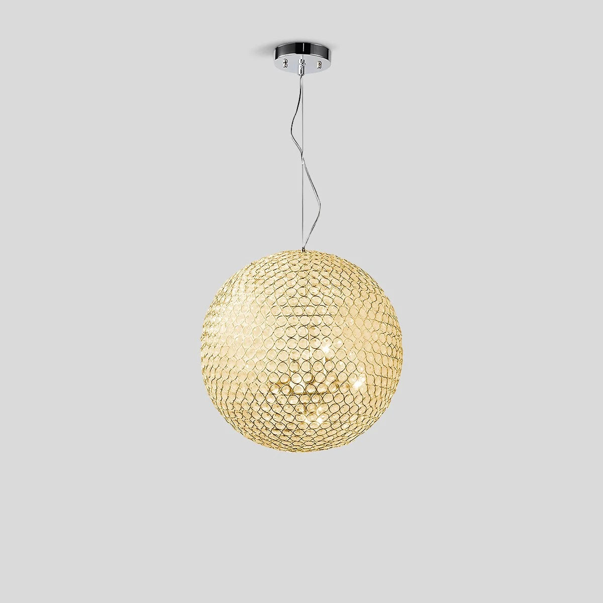 Antizer Creative Crystal Ball Chandelier for Dining Room