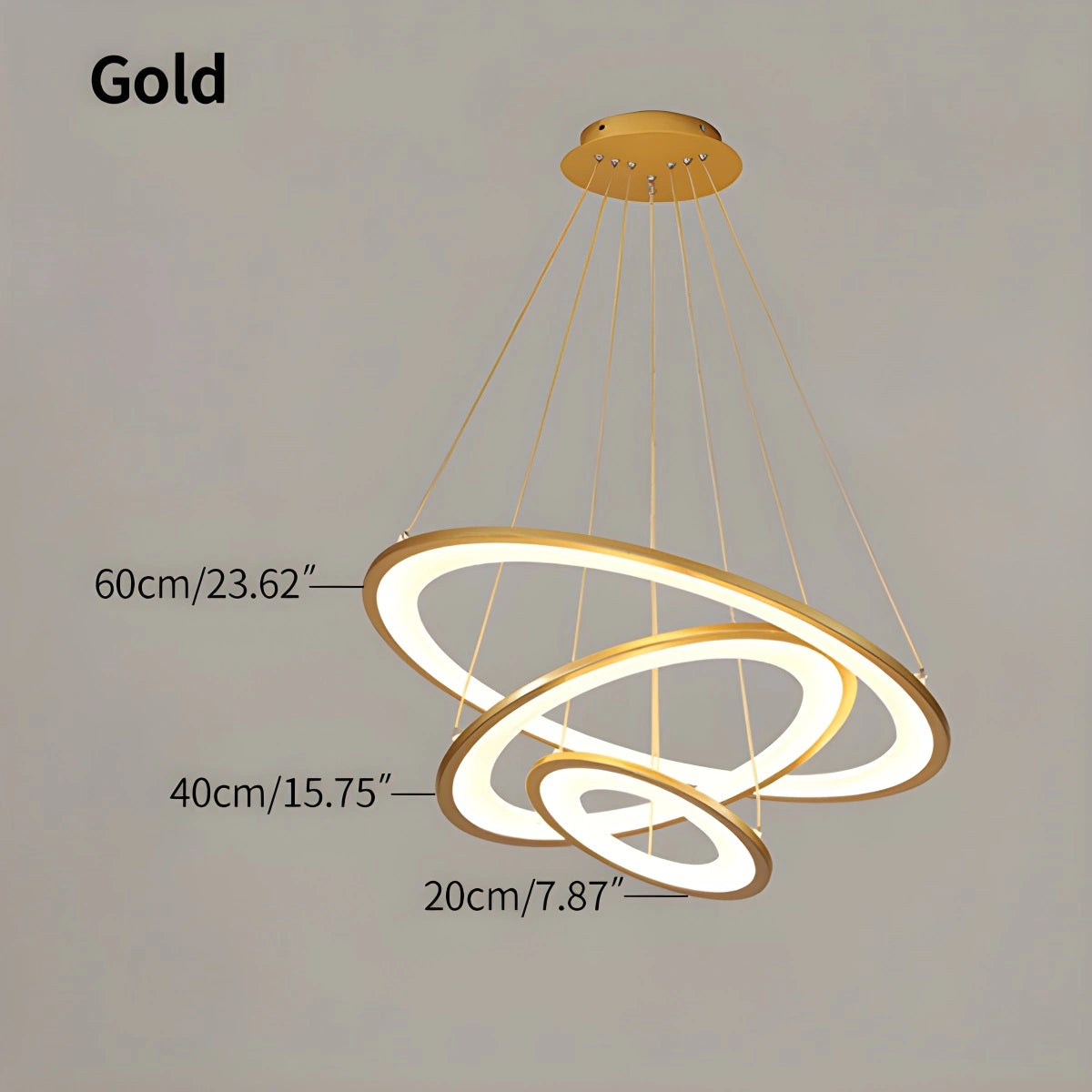 Antizer Creative Minimalist Ring Chandelier