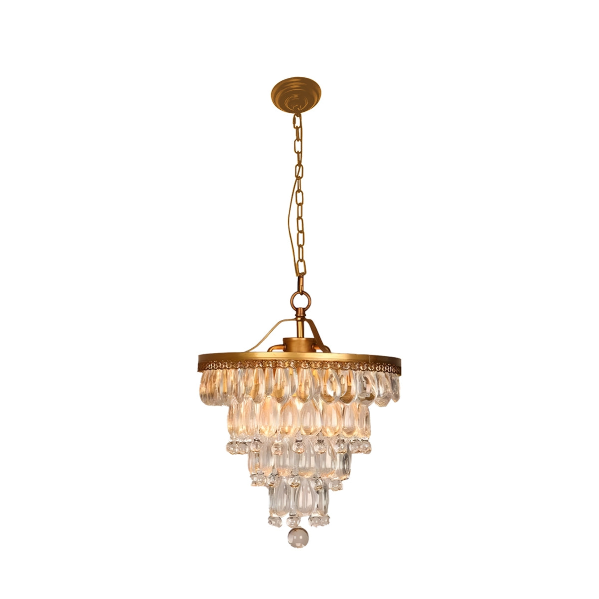 Droplet Crystal Chandelier