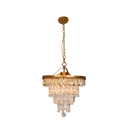 Antizer Droplet Crystal Chandelier for Dining Room