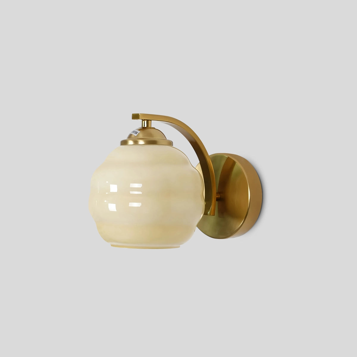 Antizer Art Deco Vintage Glass Wall Lamp
