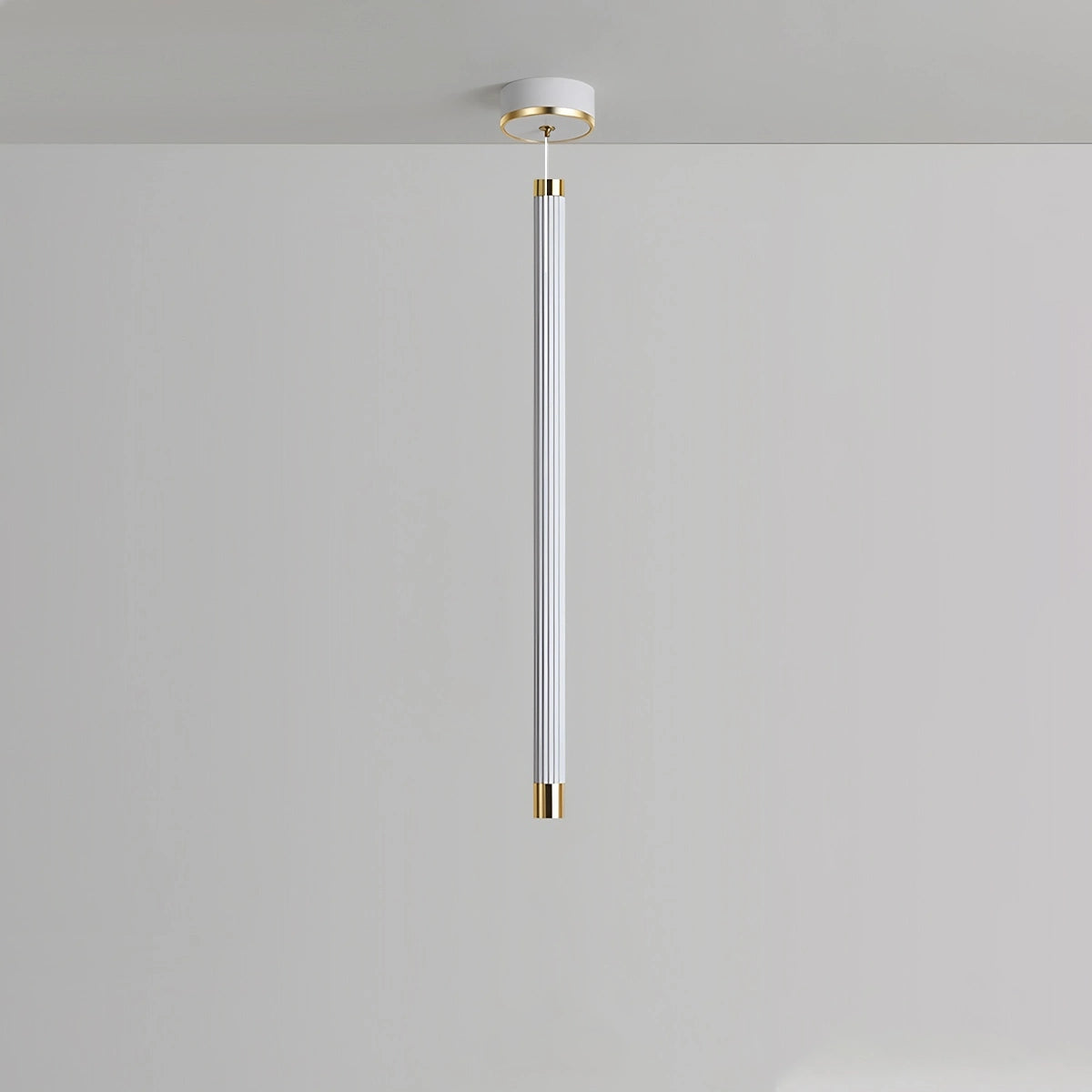 Antizer Adjustable Long Roman Column Pendant Light for Dining Room
