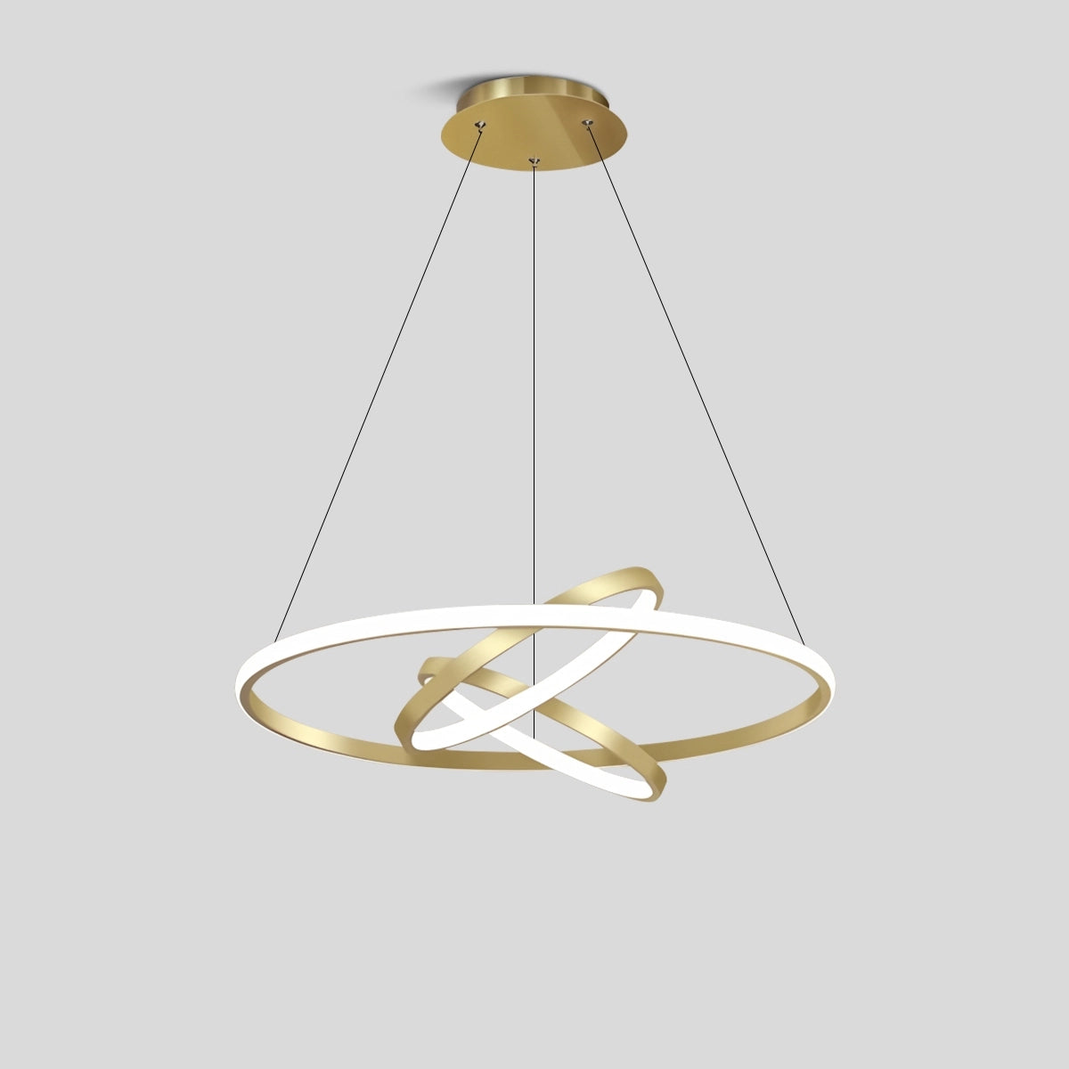 Antizer Minimalist Circular Chandelier Modern Lighting Fixture