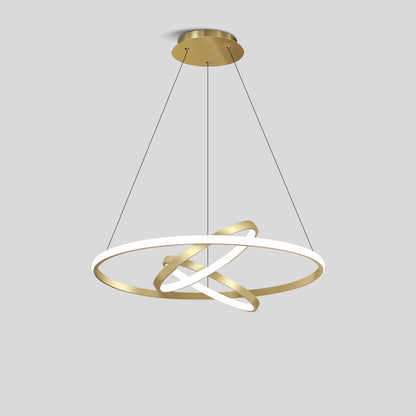 Antizer Minimalist Circular Chandelier Modern Lighting Fixture