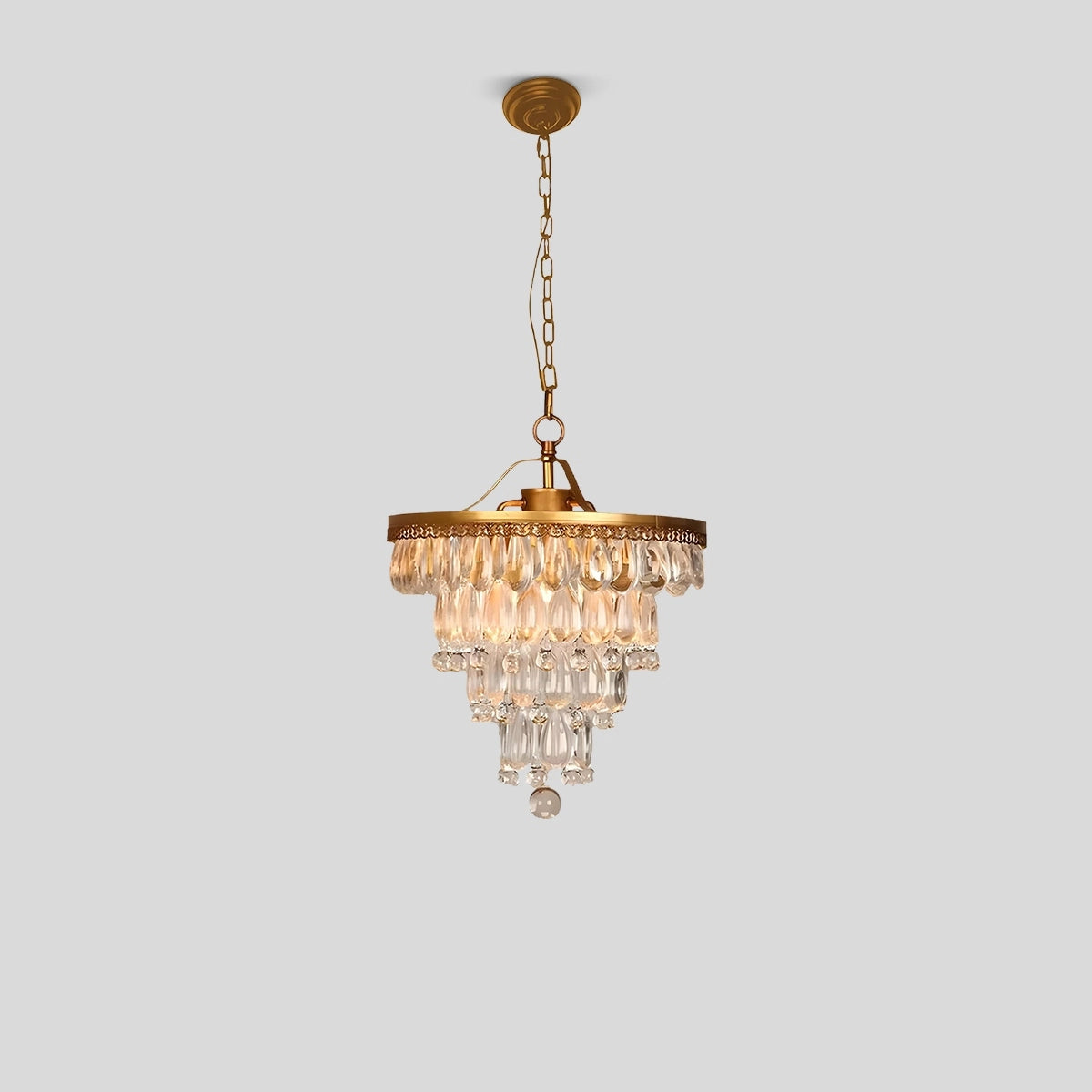 Antizer Droplet Crystal Chandelier for Dining Room