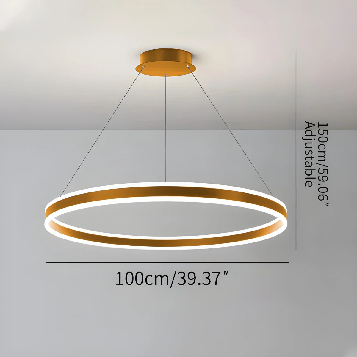 Antizer Circle Layered Living Room Chandelier