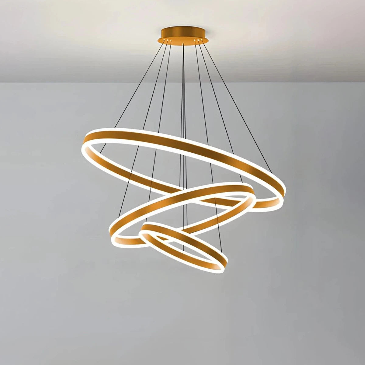 Antizer Circle Layered Living Room Chandelier