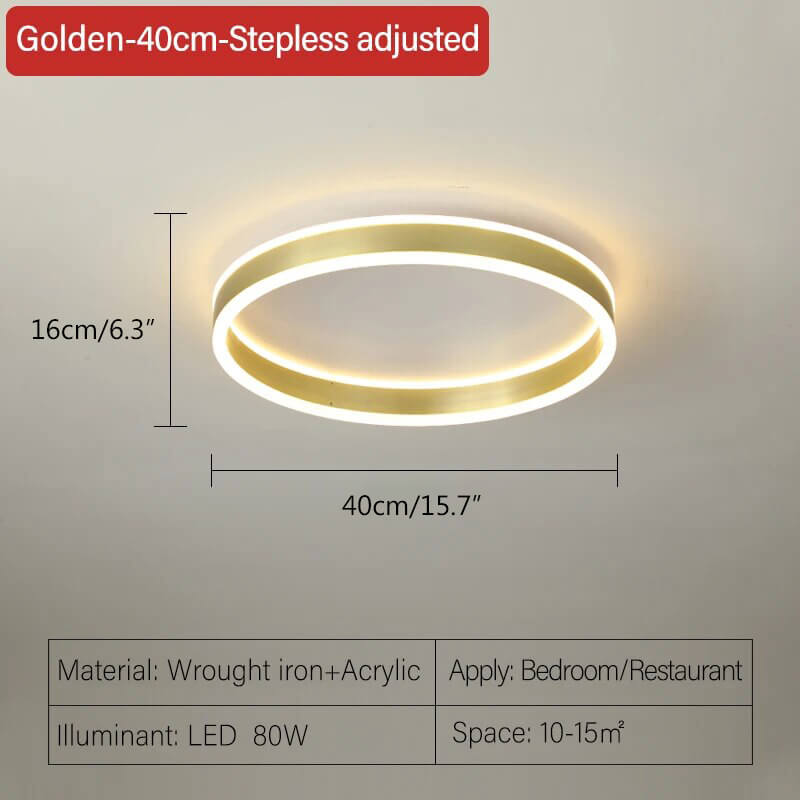 Antizer Simple Modern Round Ceiling Light