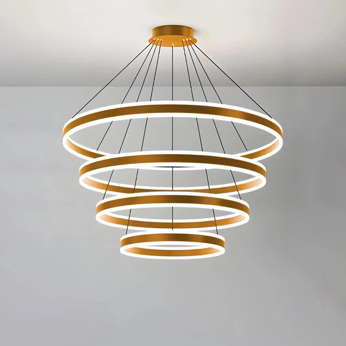 Antizer Circle Layered Living Room Chandelier