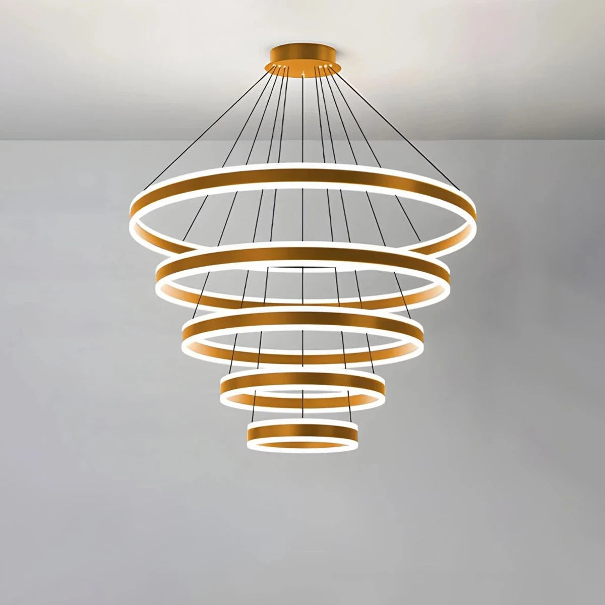 Antizer Circle Layered Living Room Chandelier