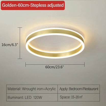 Antizer Simple Modern Round Ceiling Light