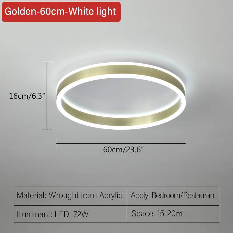 Antizer Simple Modern Round Ceiling Light