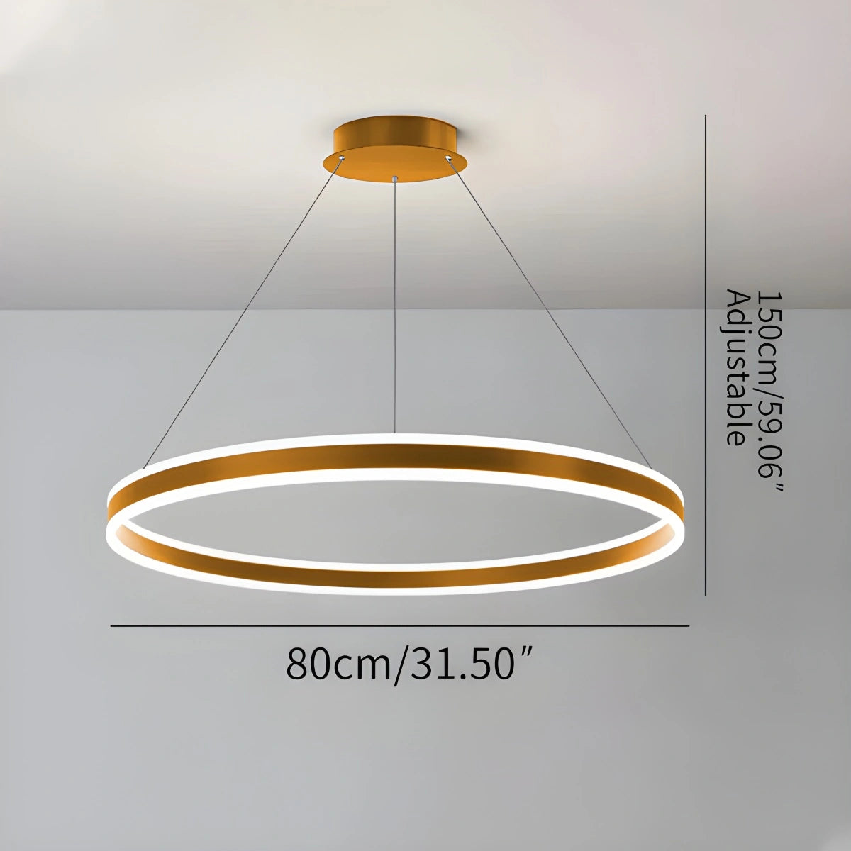 Antizer Circle Layered Living Room Chandelier