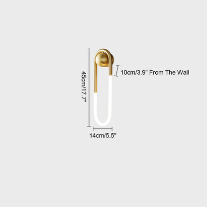 Antizer Oval  Brass Wall Sconce