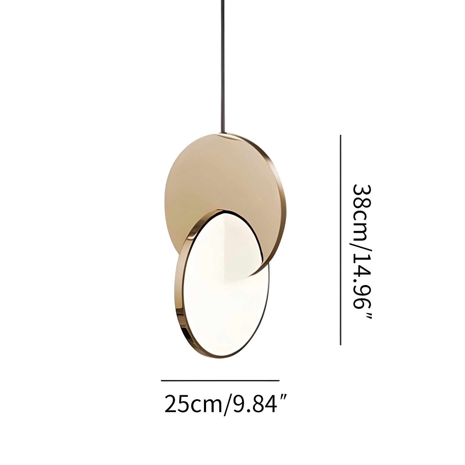 Antizer Minimalist LED Pendant Light for Living Room Kitchen