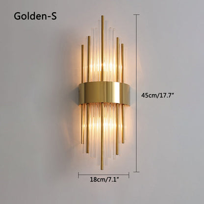 Antizer Minimal Luxury Glass Wall Lamp