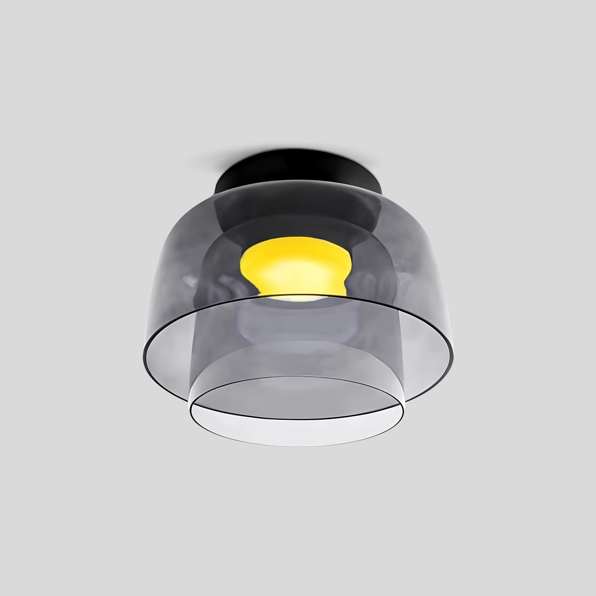 Antizer Colored Glass Ceiling Light for Bedroom