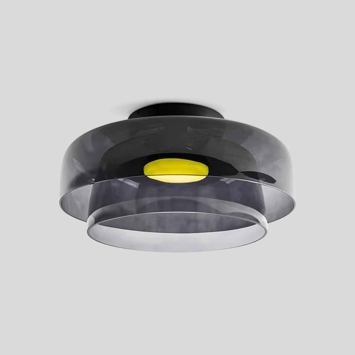 Antizer Colored Glass Ceiling Light for Bedroom