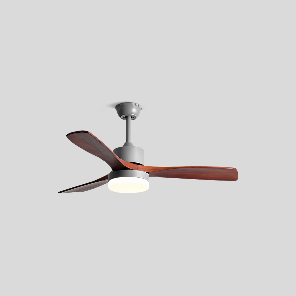 Antizer Solid Wood Ceiling Fan Light for Living Room