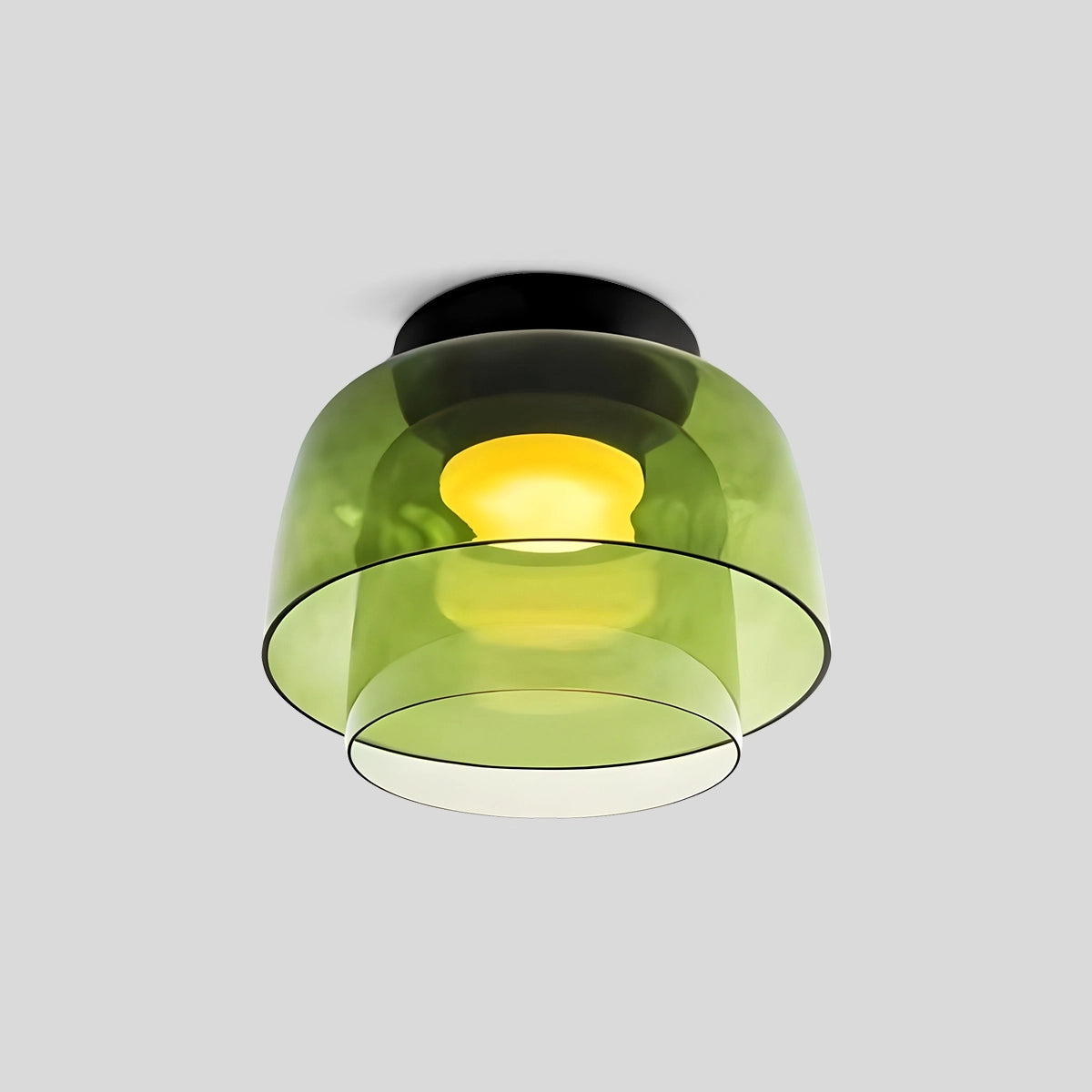 Antizer Colored Glass Ceiling Light for Bedroom