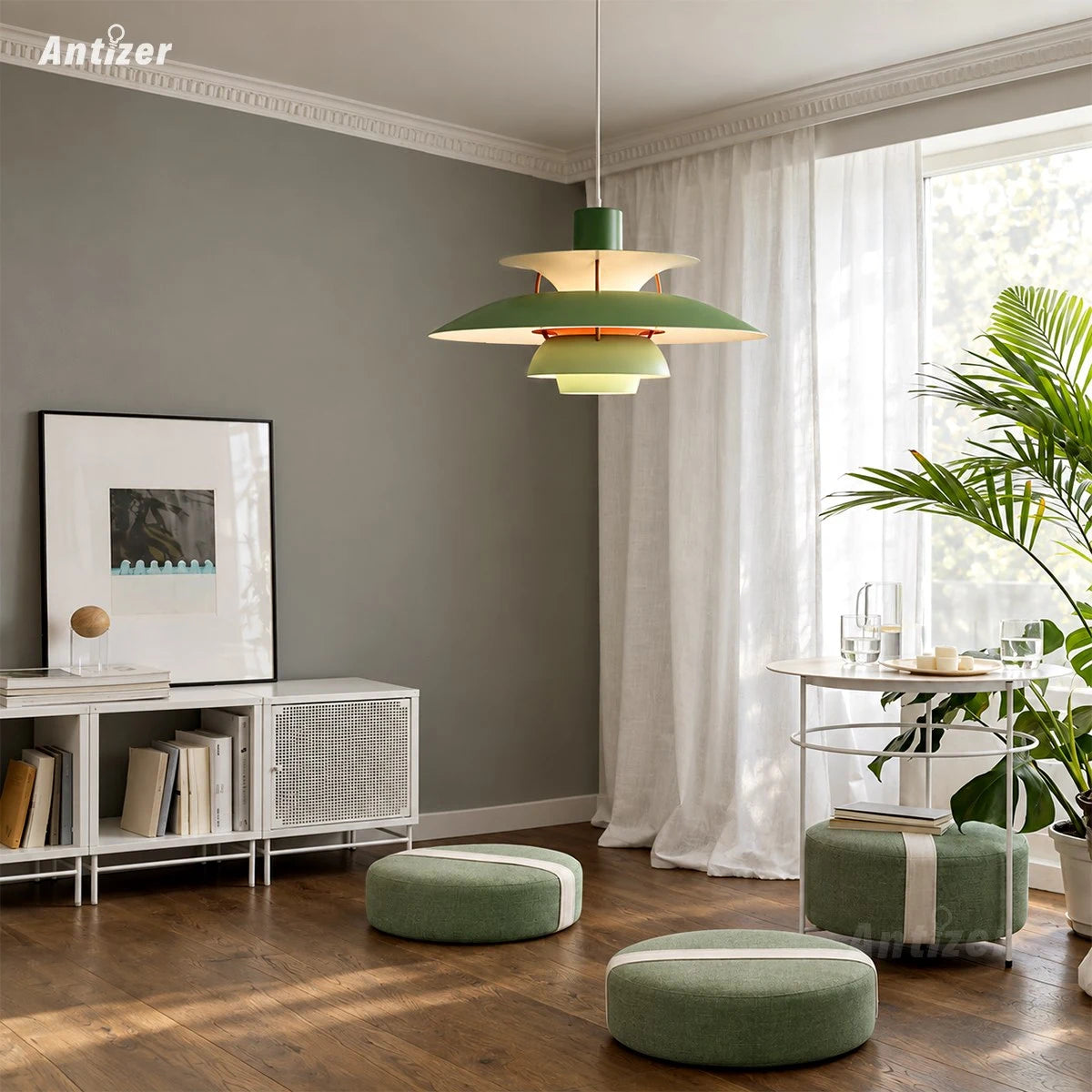 Lámpara colgante Ph5 de diseño danés
