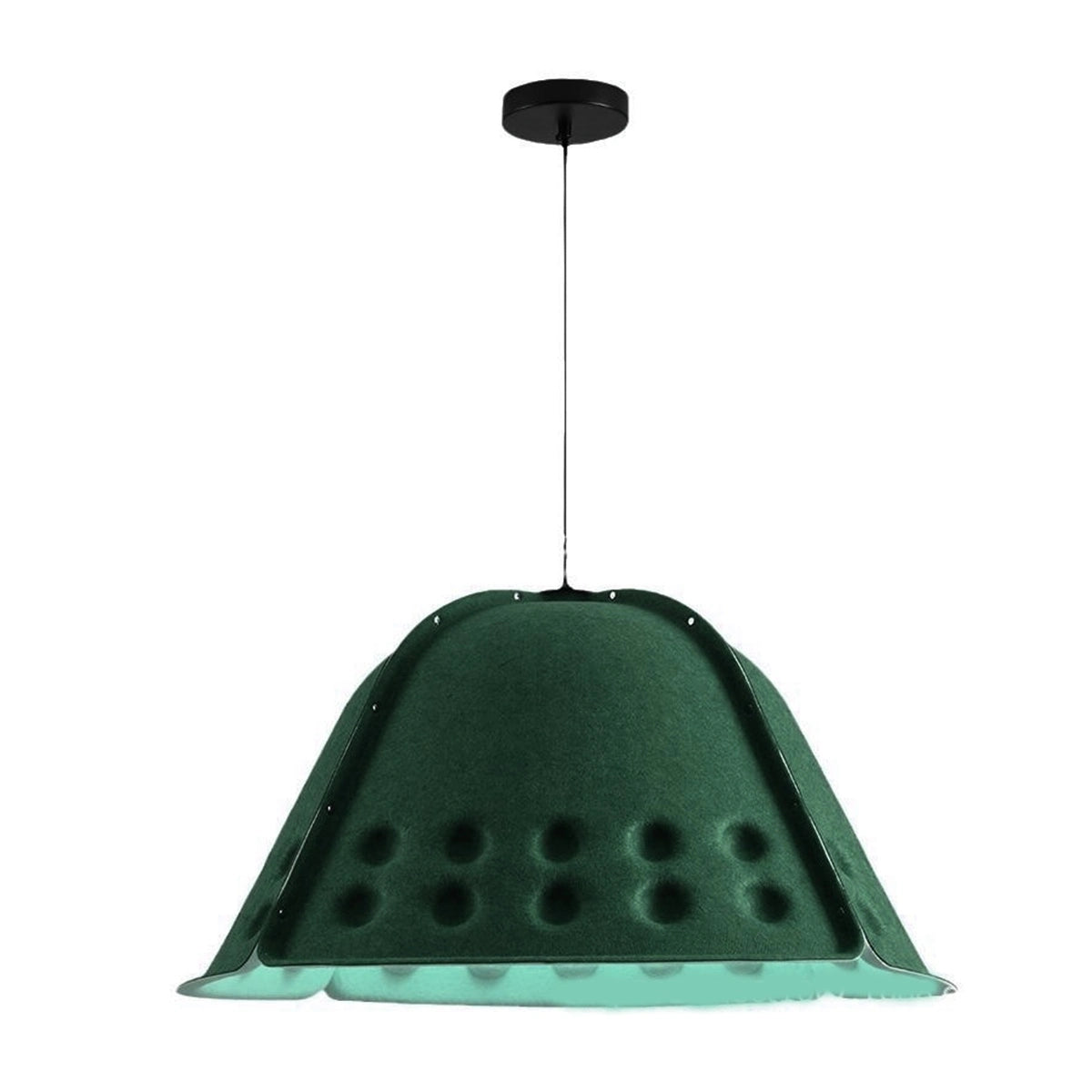 Antizer Clock Shaped Hot Pressed Acoustic Pendant Light