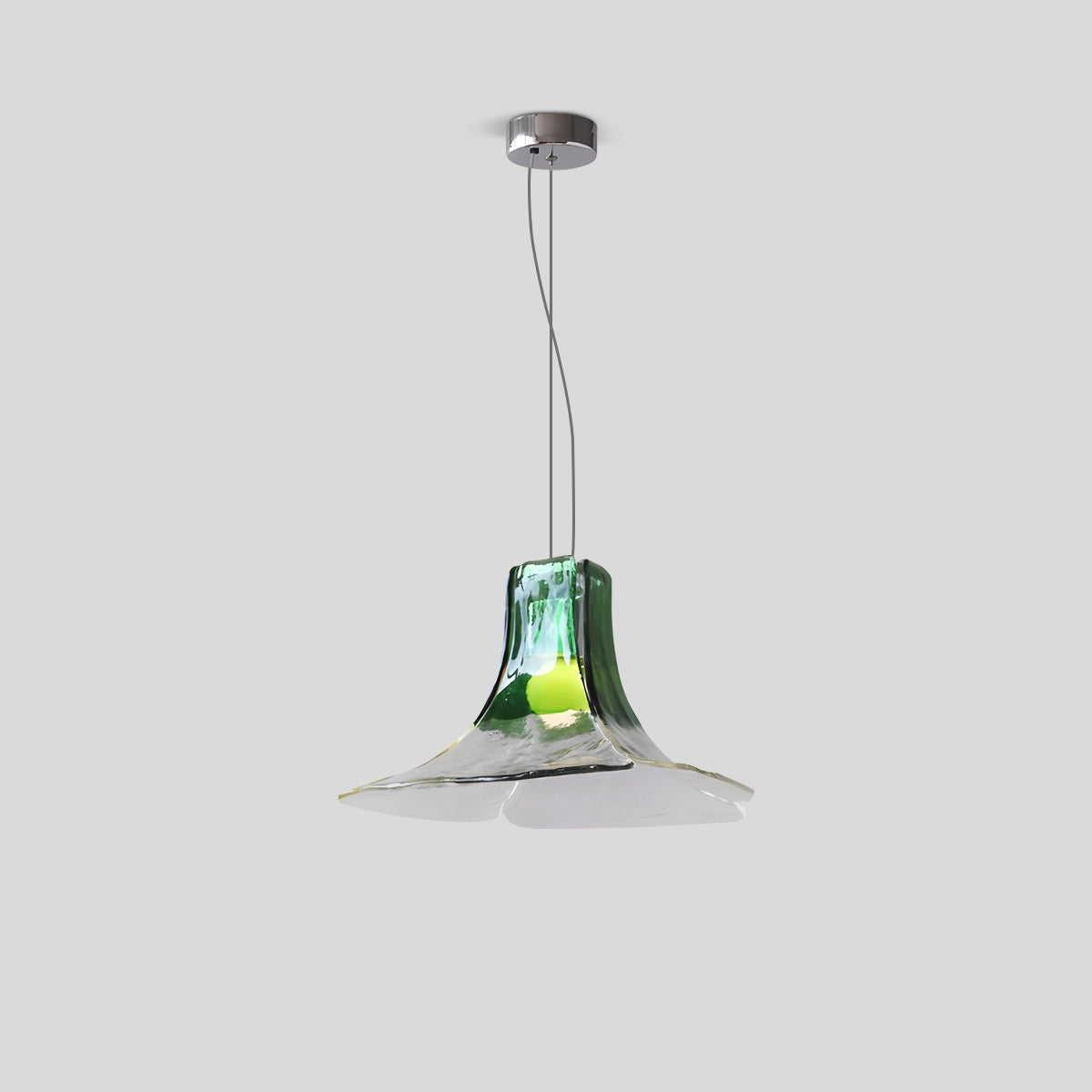 Antizer Murano Gradient Petal Glass Pendant Light
