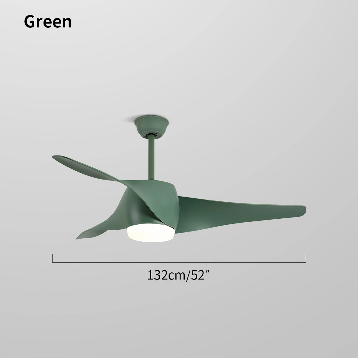 Antizer Propeller Ceiling Fan Lamp for Dining Room