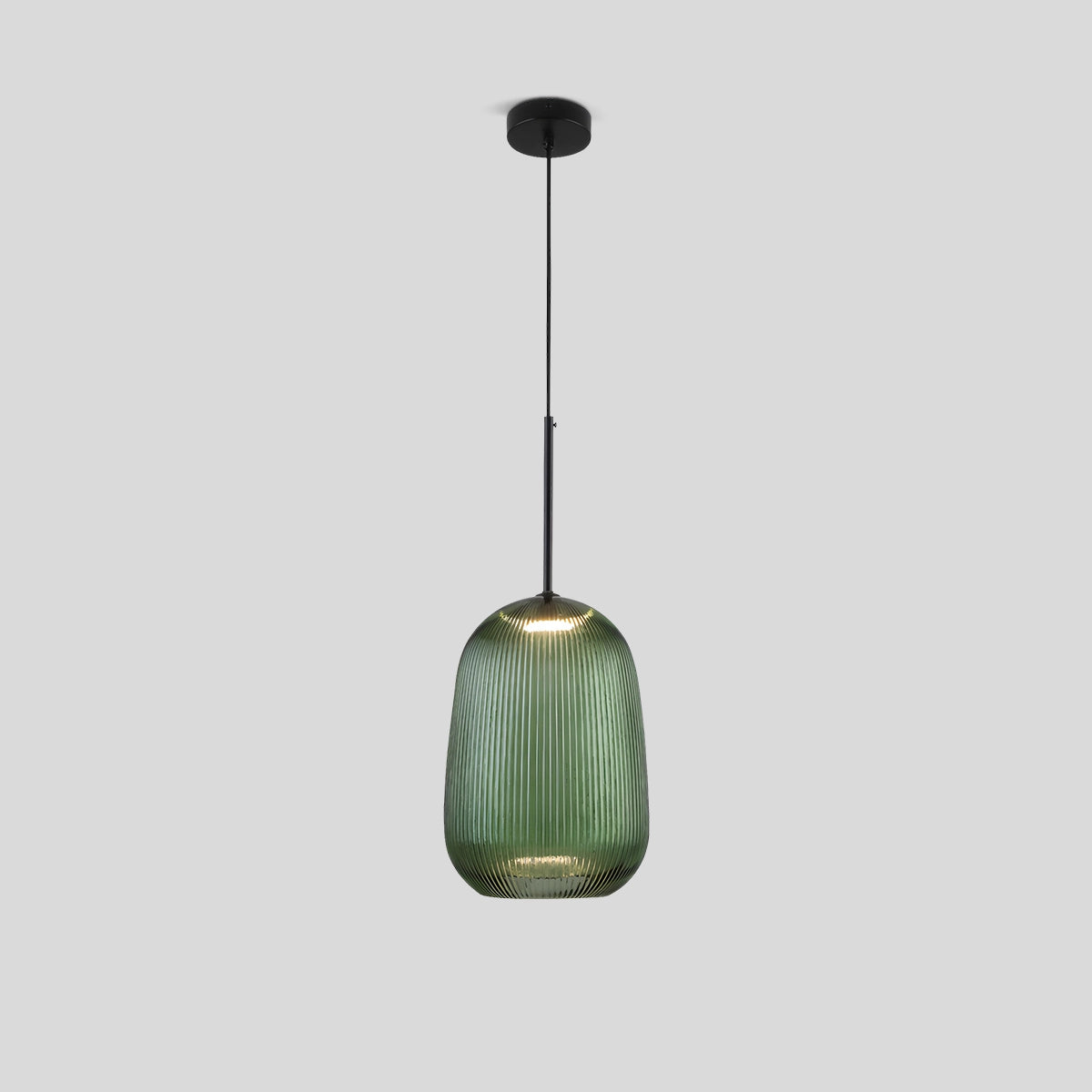 Antizer Nordic Pleated Colored Glass Pendant Light