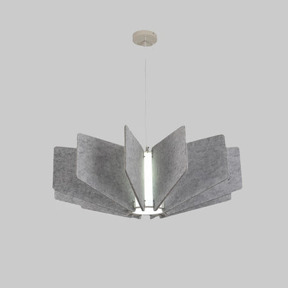 Antizer Wing Panel Acoustic Pendant Light for Living Room