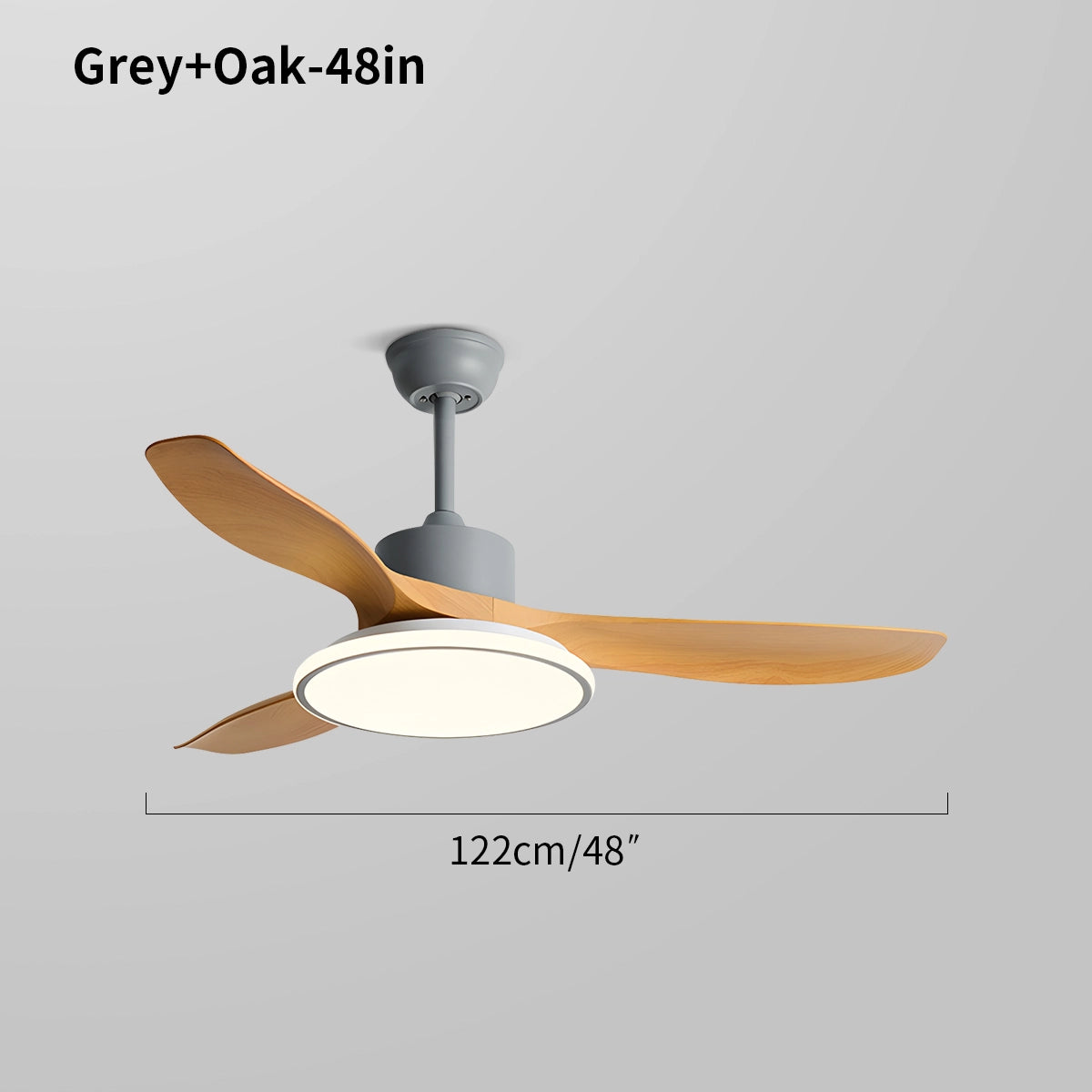 Antizer Modern 3 Blade Ceiling Fan with Light