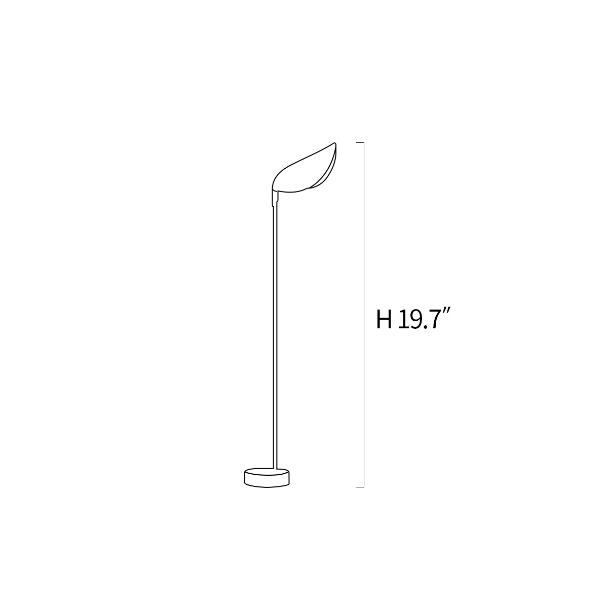 Antizer Modern Outdoor Waterproof Lawn Floor Lamp