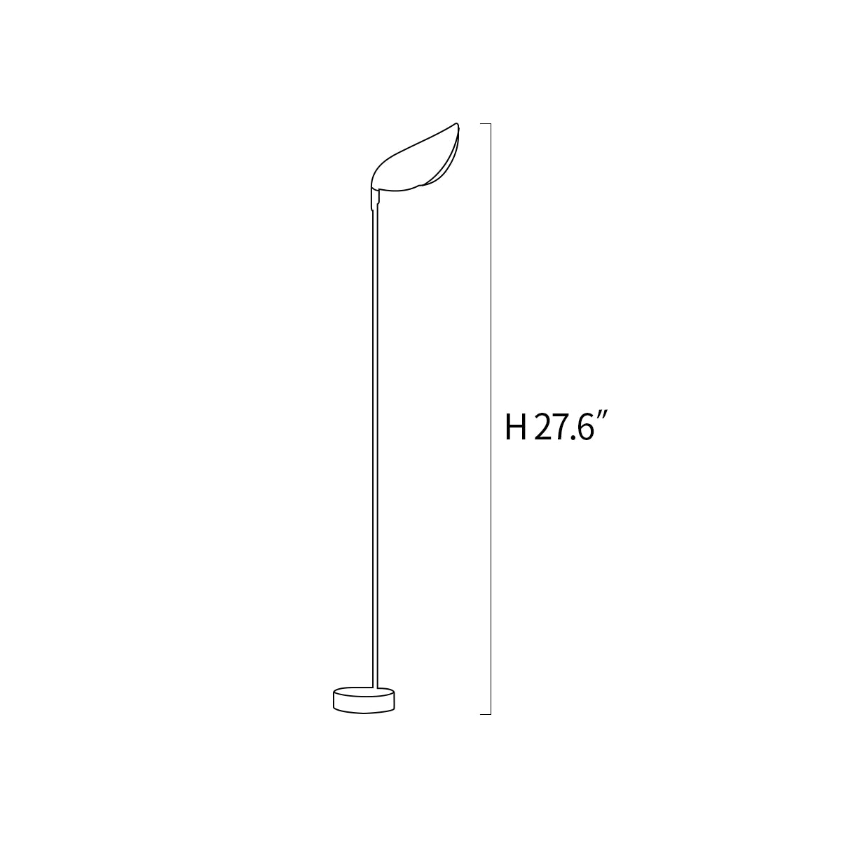 Antizer Modern Outdoor Waterproof Lawn Floor Lamp