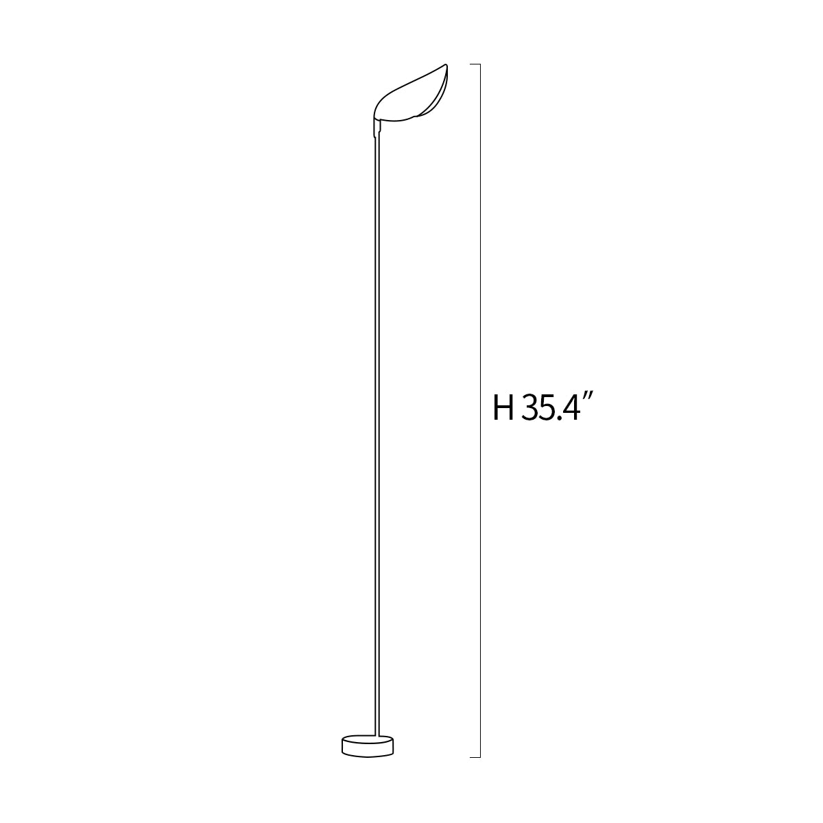 Antizer Modern Outdoor Waterproof Lawn Floor Lamp