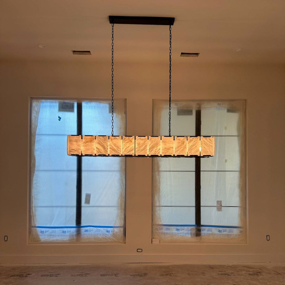 Antizer Harlow Calcite Round Chandelier