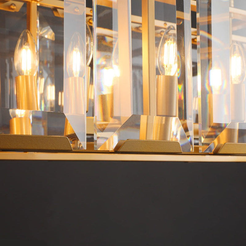 Antizer Harlow Multi Crystal Rectangular Chandelier