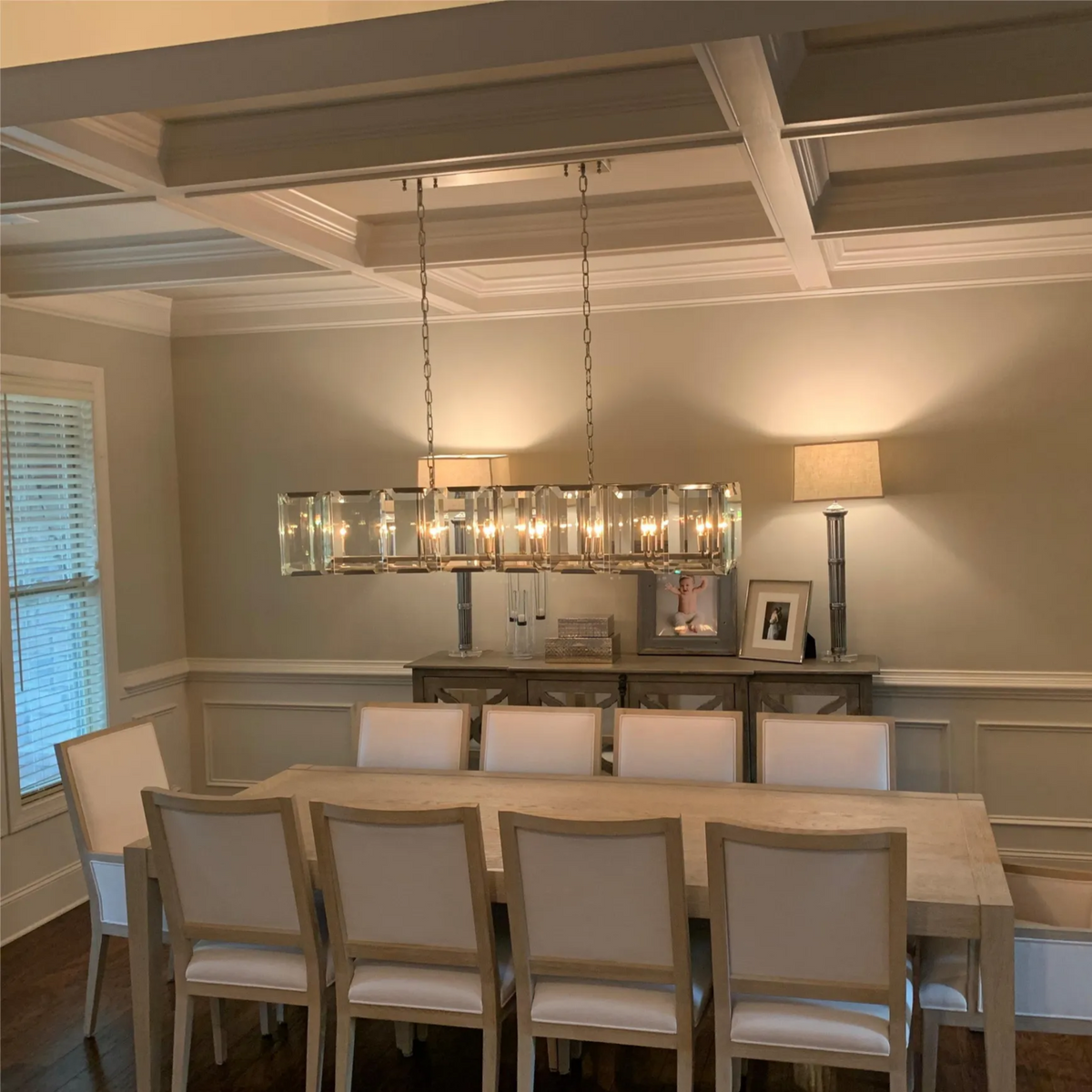 Antizer Harlow Multi Crystal Rectangular Chandelier